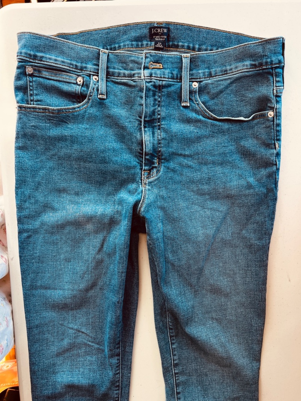 J CREW Skinny Jeans 33 Women’s Mid-rise